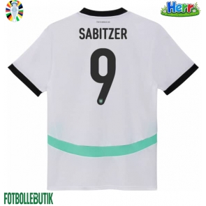 Österrike Marcel Sabitzer #9 Bortatröja EM 2024 Kortärmad